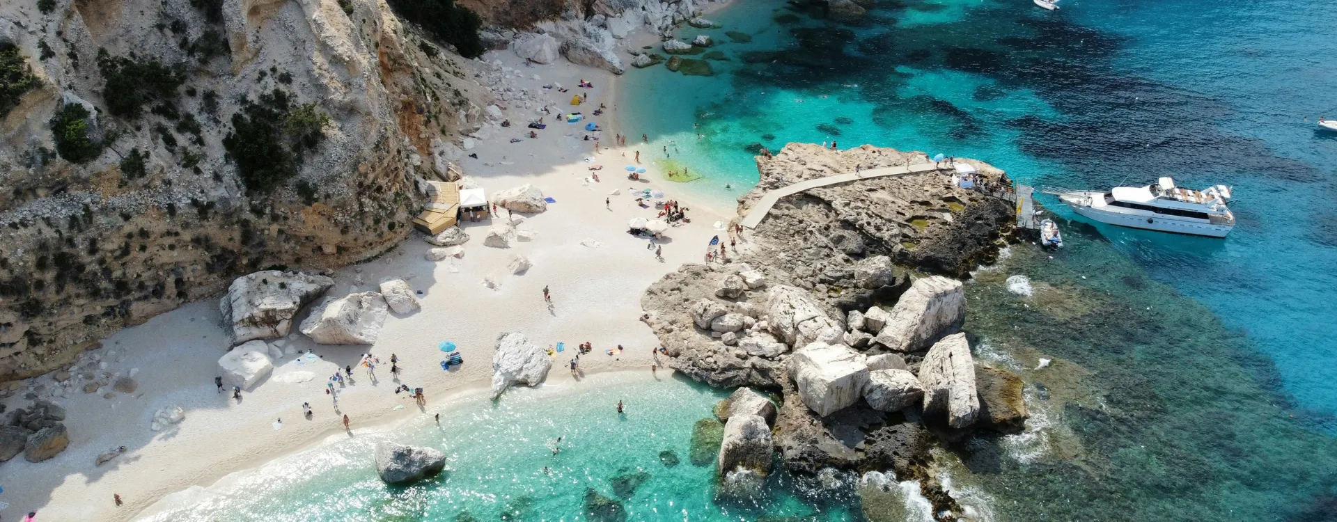Beautiful beach in Sardinia Italy