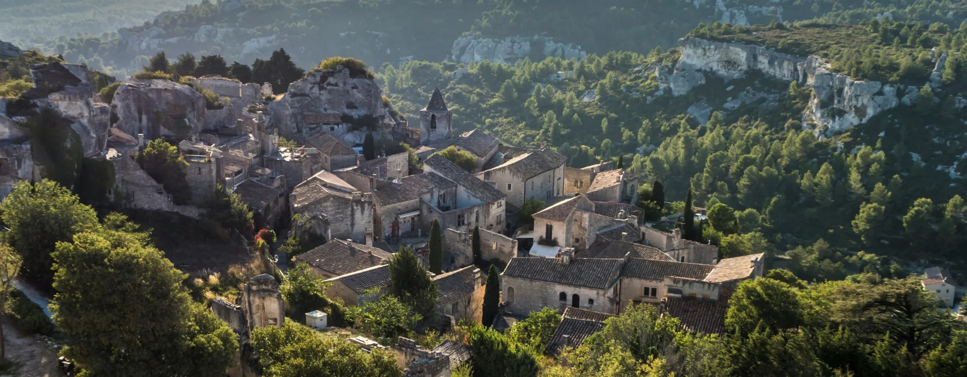Beautiful old french houses in the country side Provence