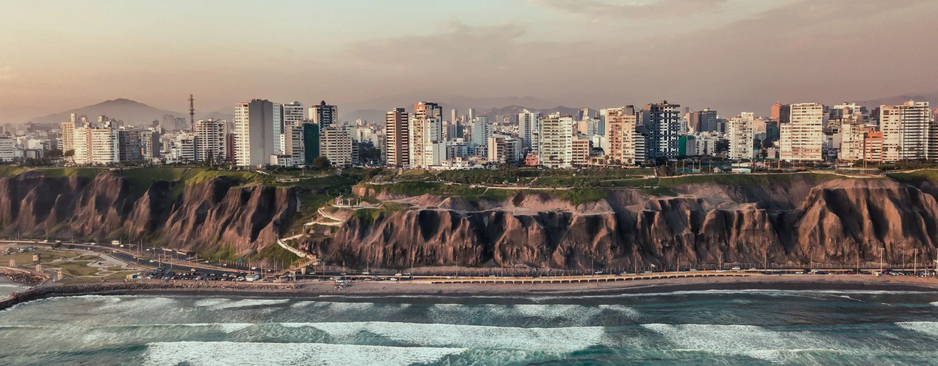 Coastline of Lima Peru