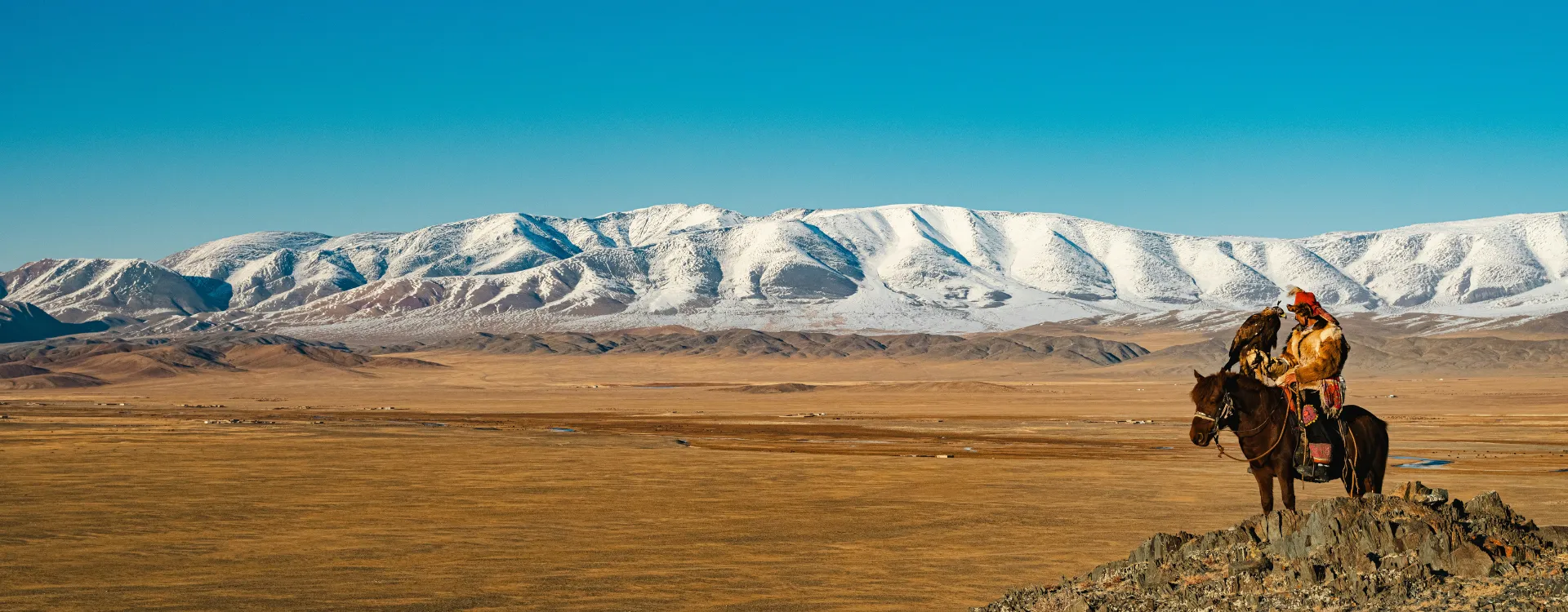 Eagle hunter in the Mongolian Heartlands