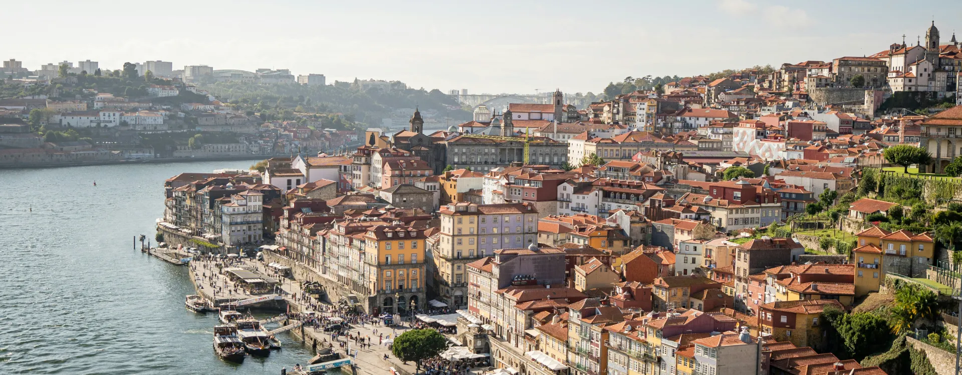 Beautiful cityscape of Porto and it's river