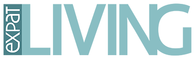 Logo reading Expat Living