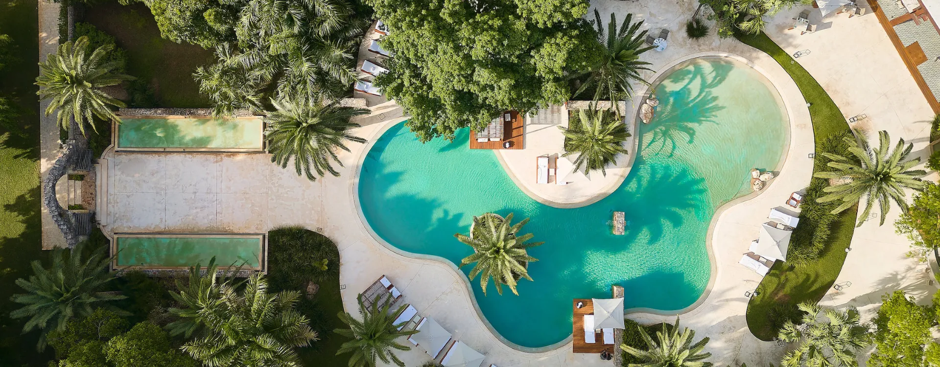 Swimming poor at Chable Yucatan in Mexico