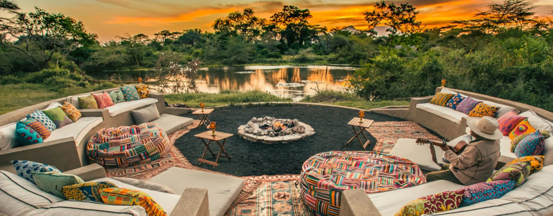 Lakeview boma at Finch Hattons in Kenya's Tsavo West