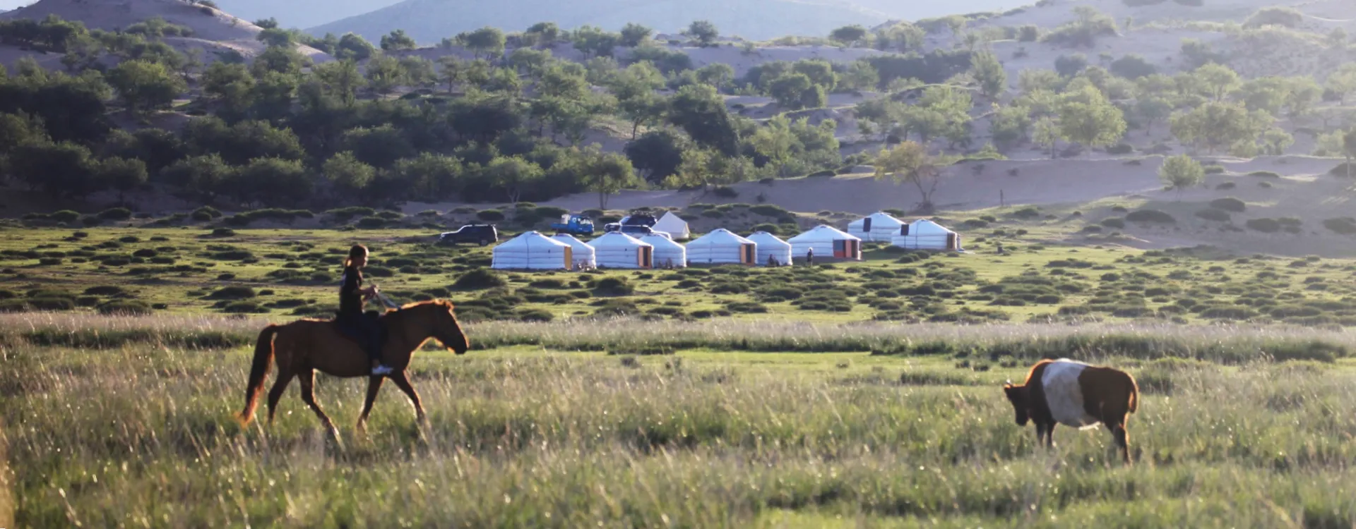 Yurts in Mongolia
